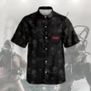 Custom Slipknot Graphic Button-Down Shirt for men. Casual Gift for Metal Fans Cool Kiddo 30