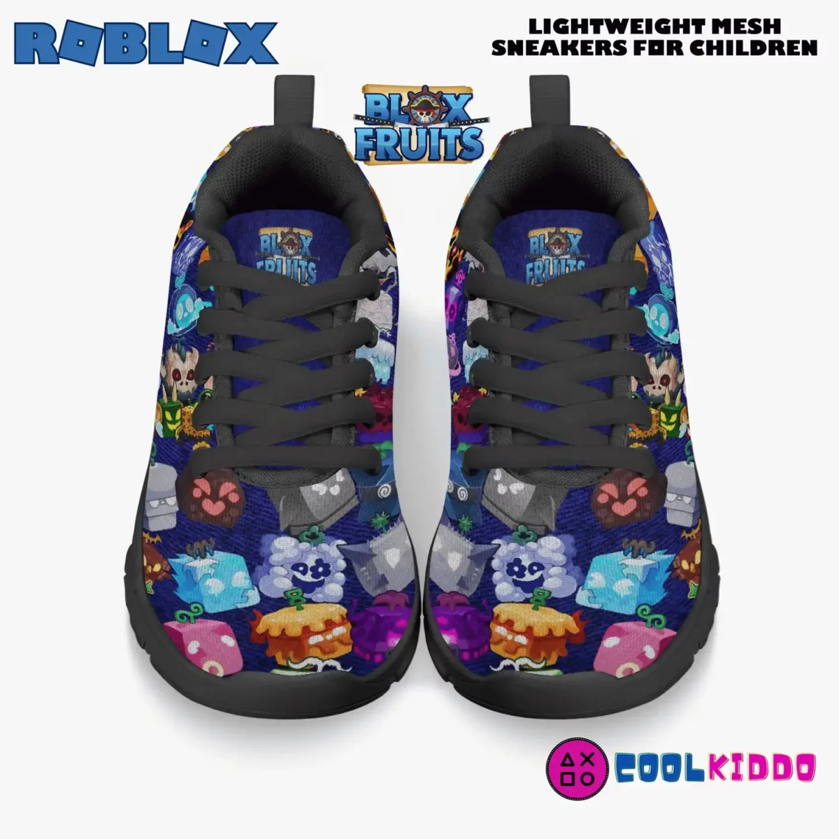 ROBLOX BLOX FRUITS Videogame Graphic Shoes for Kids | Lightweight Mesh Sneakers Cool Kiddo 16