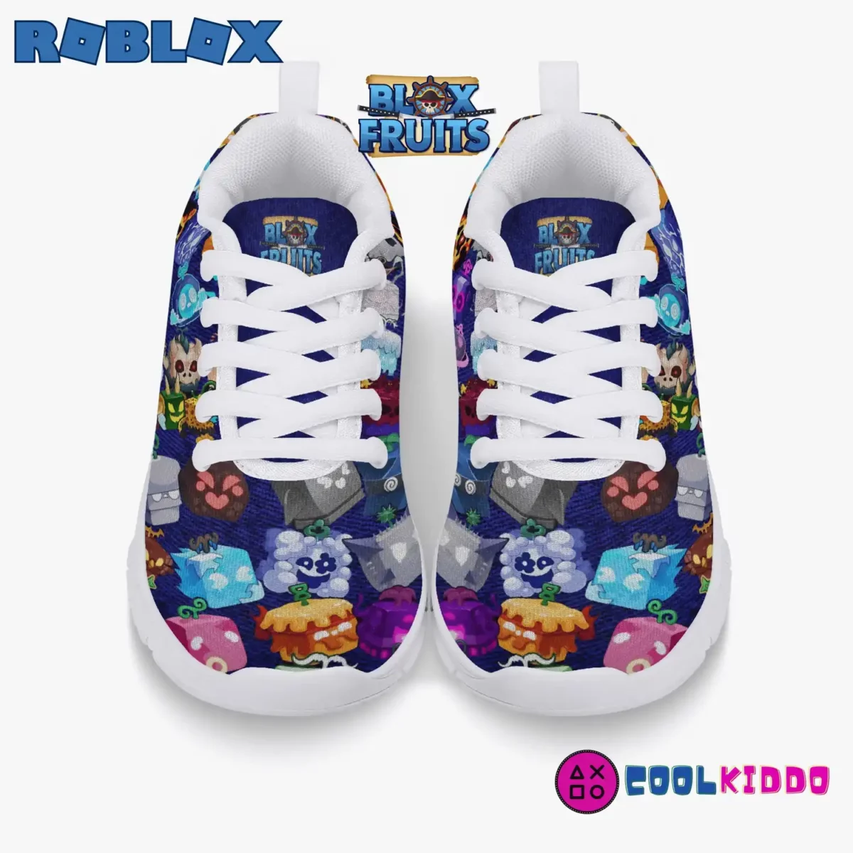 ROBLOX BLOX FRUITS Videogame Graphic Shoes for Kids | Lightweight Mesh Sneakers Cool Kiddo 20