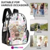 LABUBU "The Monsters" Transparent Backpack for School - 17" Clear Statement Piece