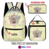 LABUBU "The Monsters" Collectible 3-Piece Set - Personalized Backpack, Lunch Bag & Pencil Case