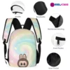 LABUBU "The Monsters" Collectible 3-Piece Set - Personalized Backpack, Lunch Bag & Pencil Case