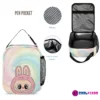LABUBU "The Monsters" Collectible 3-Piece Set - Personalized Backpack, Lunch Bag & Pencil Case