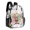 LABUBU "The Monsters" Transparent Backpack for School - 17" Clear Statement Piece