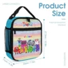 Number Blocks 3-Piece School Set – Backpack, Lunch Bag & Pencil Case (Blue)