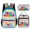 Number Blocks 3-Piece School Set – Backpack, Lunch Bag & Pencil Case (Blue) Cool Kiddo