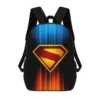 New Superman 2025 Movie New 17-inch Shoulder Backpack