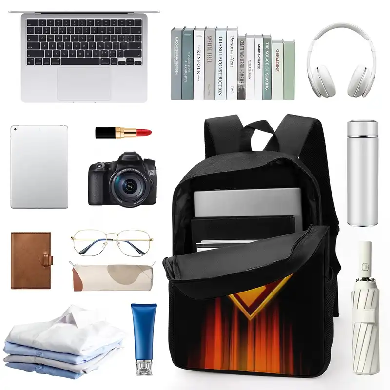 New Superman 2025 Movie New 17-inch Shoulder Backpack