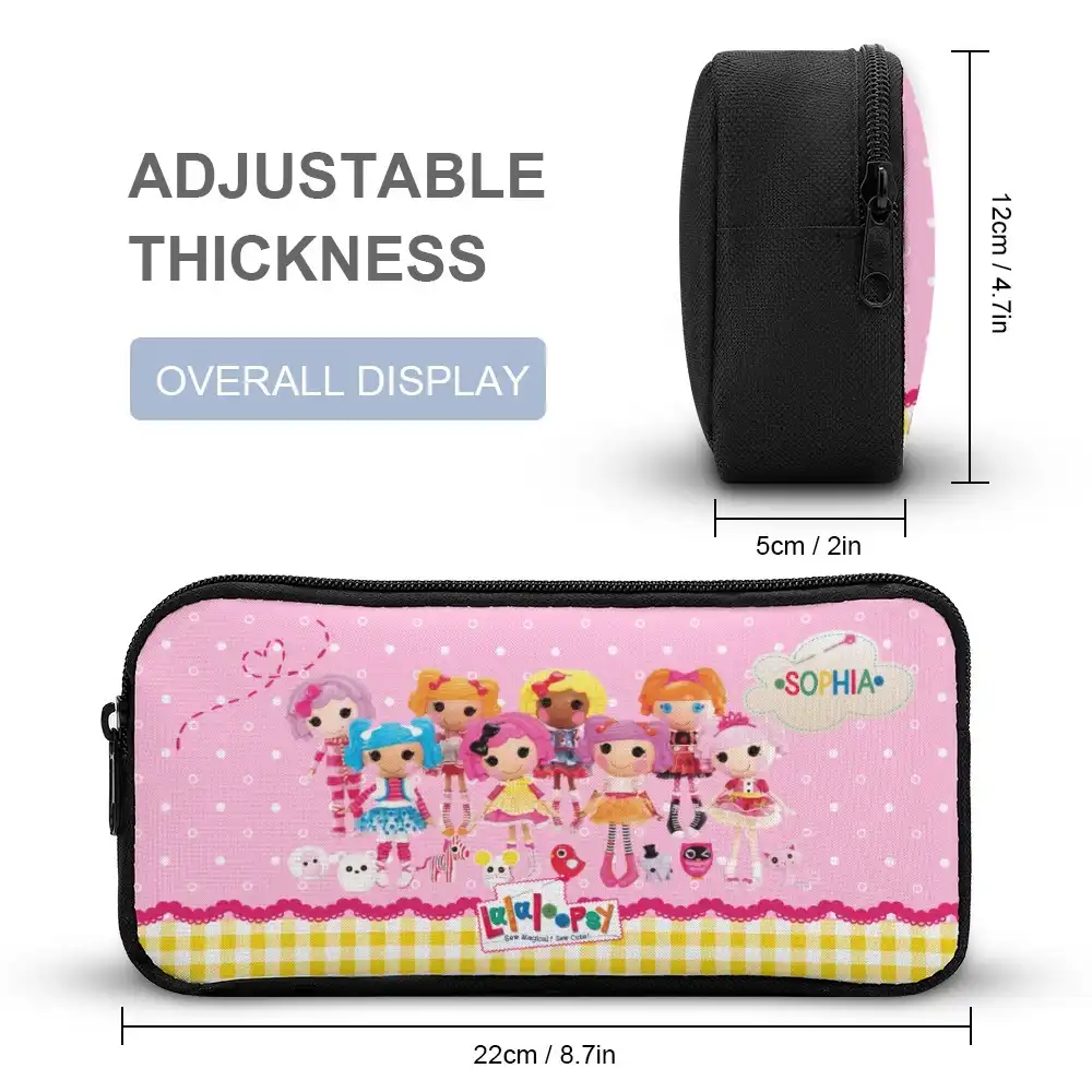 Lalaloopsy Dolls 3-Piece School Set – Backpack, Lunch Bag & Pencil Case