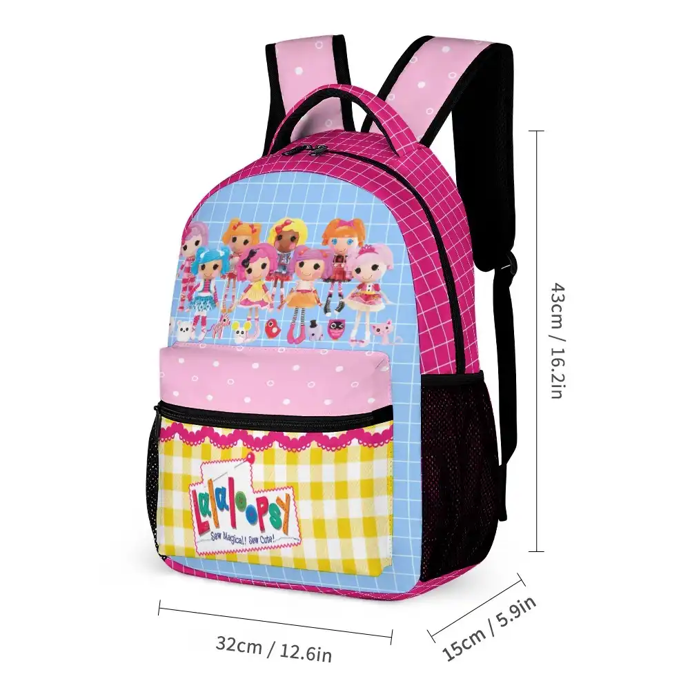Lalaloopsy Dolls 3-Piece School Set – Backpack, Lunch Bag & Pencil Case