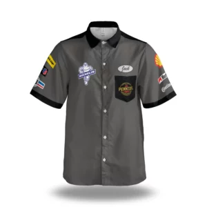 Garage Vintage Old Style Button Adult Shirt Mechanic Work Style Lightweight Fabric