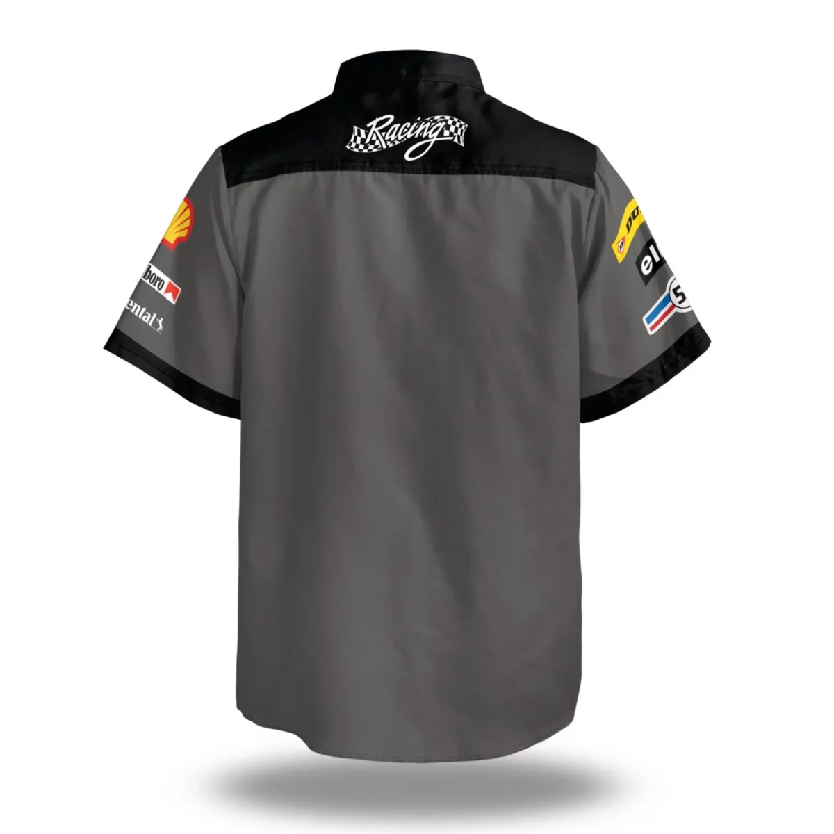 Garage Vintage Old Style Button Adult Shirt Mechanic Work Style Lightweight Fabric