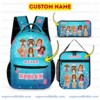 Personalized Roblox Star Girl 3-Piece Backpack Set – Custom Name School Bag, Lunch Box & Pencil Case