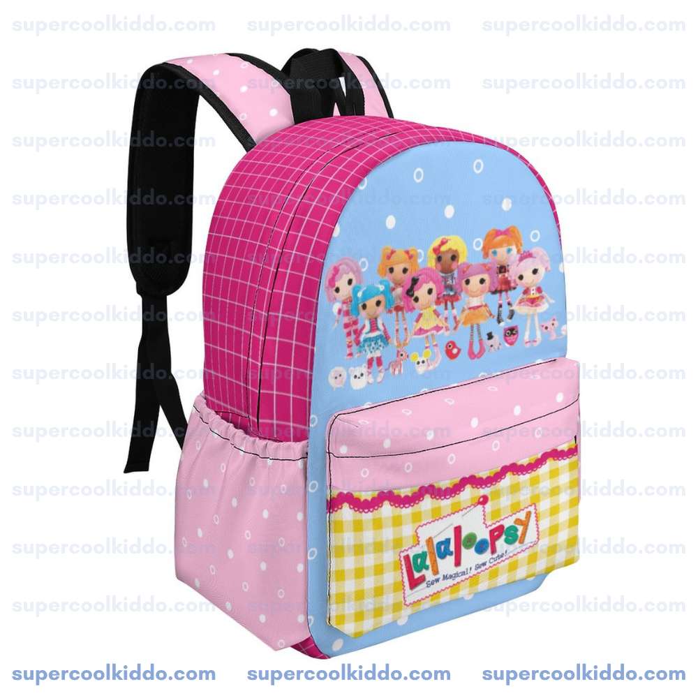 Personalized Lalaloopsy Kids Backpack - Custom Name Premium Oxford School Bag