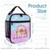 Personalized Roblox Pastel Rainbow 3-Piece Backpack Set – Custom Name School Bag, Lunch Box & Pencil Case