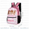 Personalized Roblox Girl Power 3-Piece Backpack Set – Custom Name School Bag, Lunch Box & Pencil Case