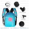 Personalized Roblox Star Girl 3-Piece Backpack Set – Custom Name School Bag, Lunch Box & Pencil Case