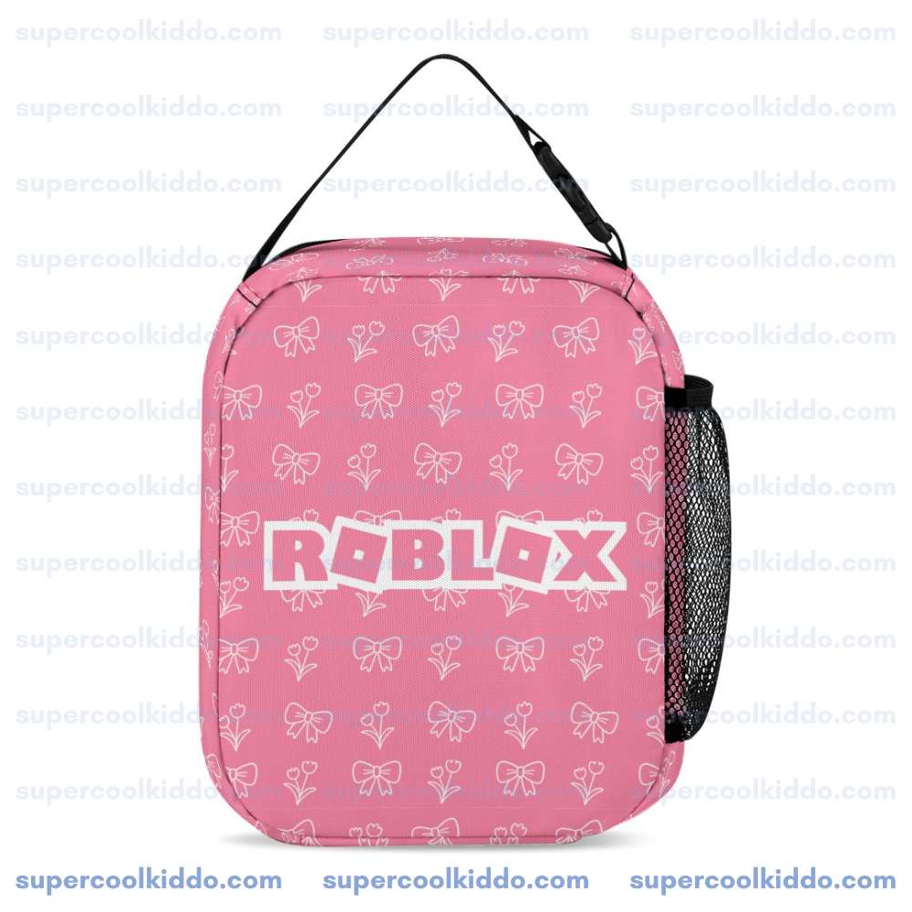Personalized Roblox Girl Power 3-Piece Backpack Set – Custom Name School Bag, Lunch Box & Pencil Case