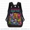 Get Ready For Game Time Backpack Wrongside Outimals Horror Gaming School Bag 17 inch