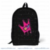 BriannaPlayz, Pink Dripping Crown Gamer Backpack, Kids & Girls School Daypack and Travel Bag