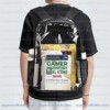 Brookhaven Roblox Transparent Backpack, Waterproof Clear Vinyl School Bag with Gamer Inventory Hotbar, Heavy Duty Kids RP Gaming Daypack