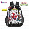 Clear Backpack for Kids. Spider Web Superhero Team Transparent School Bag, Durable PVC Heavy Duty Bookbag for Toddlers and Boys, Lightweight Daypack 17 Inch