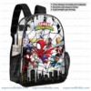 Clear Backpack for Kids. Spider Web Superhero Team Transparent School Bag, Durable PVC Heavy Duty Bookbag for Toddlers and Boys, Lightweight Daypack 17 Inch Cool Kiddo 28 Clear Backpack for Kids. Spider Web Superhero Team Transparent School Bag, Durable PVC Heavy Duty Bookbag for Toddlers and Boys, Lightweight Daypack 17 Inch