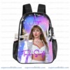 Custom Taylor Swift Clear Backpack. Personalized Name Transparent Bag for Swifties, Eras Tour Concert Approved Vinyl Backpack, Pastel Aurora Design