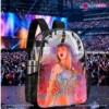 Custom Taylor Swift Clear Backpack. Personalized Name Transparent Bag for Swifties, Eras Tour Concert Approved Vinyl Backpack, Sparkly Bodysuit Glitter Design