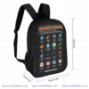 Palworld Inventory Gamer Backpack, Overburdened Theme School Daypack
