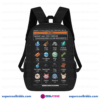 Palworld Inventory Gamer Backpack, Overburdened Theme School Daypack