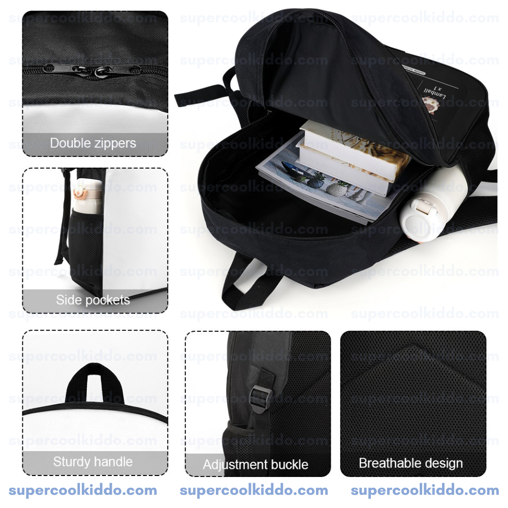 Palworld Inventory Gamer Backpack, Overburdened Theme School Daypack