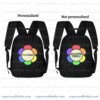 Personalized Black Dandys World Roblox Toons 3 Piece Backpack Set, Ergonomic Kids School Bag, Insulated Lunch Box and Pencil Case Bundle