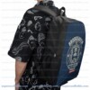 Gamer School Backpack, Brookhaven Citizen Vintage Crest Blue Bookbag, 17 Inch Heavy Duty Polyester Gaming Travel Pack