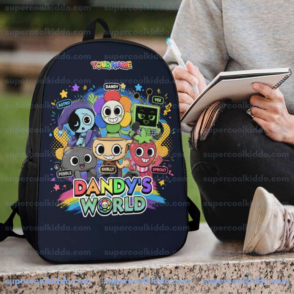 Personalized Dandys World Backpack, Kids School Daypack & Travel Bag