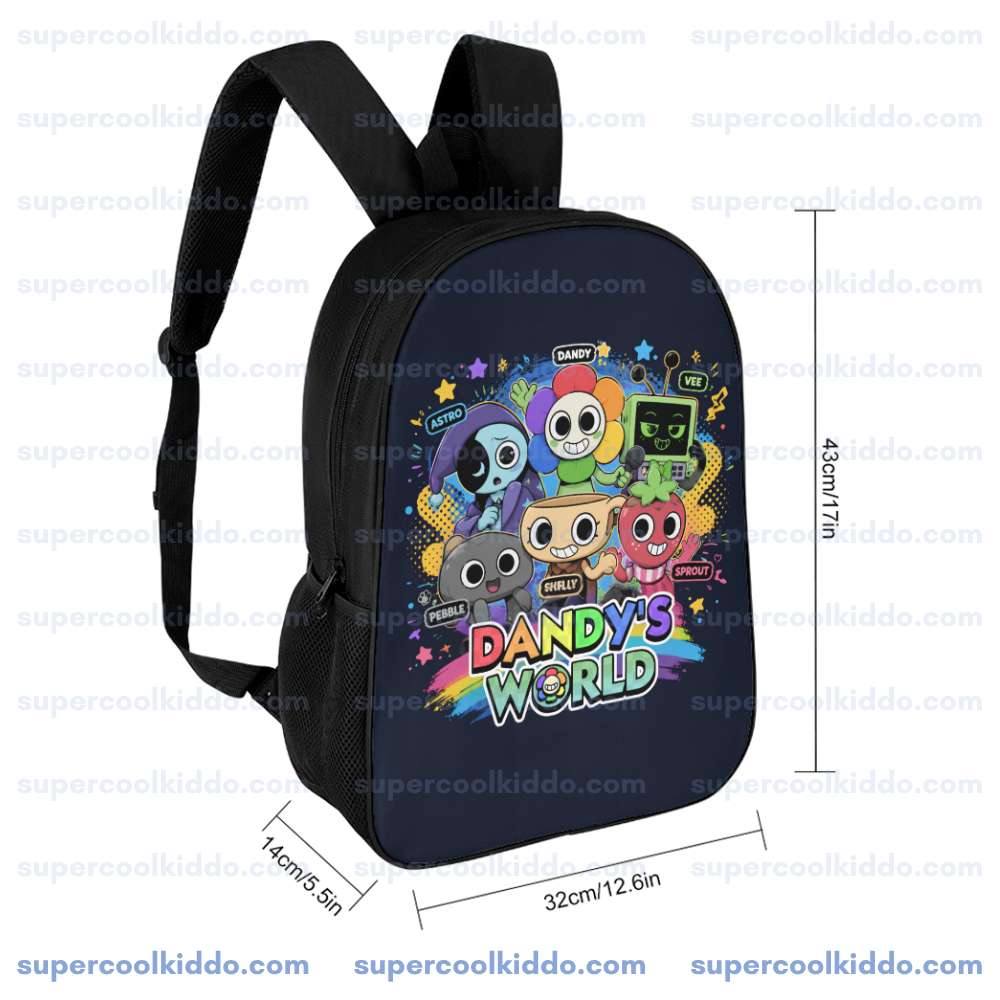Personalized Dandys World Backpack, Kids School Daypack & Travel Bag