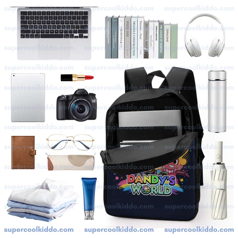 Personalized Dandys World Backpack, Kids School Daypack & Travel Bag