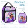 Personalized Gabbys Dollhouse 3 Piece Backpack Set. Ergonomic Kids School Bag, Insulated Lunch Box and Pencil Case Bundle