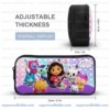 Personalized Gabbys Dollhouse 3 Piece Backpack Set. Ergonomic Kids School Bag, Insulated Lunch Box and Pencil Case Bundle
