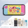 Personalized Lalaloopsy 3-Piece Backpack Set – Custom Name Polka Dot School Bag, Lunch Box & Pencil Case