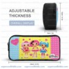 Personalized Lalaloopsy 3-Piece Backpack Set – Custom Name Polka Dot School Bag, Lunch Box & Pencil Case