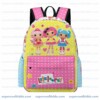 Personalized Lalaloopsy Hearts & Polka Dots Backpack - Custom Name Premium Oxford School Bag