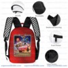 Personalized Lightning McQueen Disney Cars 3 Piece Backpack Set. Ergonomic Kids School Bag, Insulated Lunch Box & Pencil Case Bundle