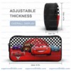 Personalized Lightning McQueen Disney Cars 3 Piece Backpack Set. Ergonomic Kids School Bag, Insulated Lunch Box & Pencil Case Bundle