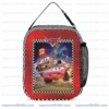 Personalized Lightning McQueen Disney Cars 3 Piece Backpack Set. Ergonomic Kids School Bag, Insulated Lunch Box & Pencil Case Bundle