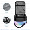 Personalized Like Nastya Pastel Iridescent 3 Piece Backpack Set, Ergonomic Kids School Bag, Insulated Lunch Box and Pencil Case Bundle