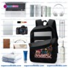 Personalized Roblox Backpack for Boys and Girls - Custom Name Black Gamer School Bag with Roblox Characters, 17-Inch Heavy Duty Bookbag