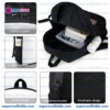 Personalized Roblox Backpack for Boys and Girls - Custom Name Black Gamer School Bag with Roblox Characters, 17-Inch Heavy Duty Bookbag