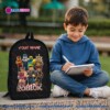 Personalized Roblox Backpack for Boys and Girls - Custom Name Black Gamer School Bag with Roblox Characters, 17-Inch Heavy Duty Bookbag