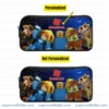 Personalized Roblox Galaxy Blue 3 Piece Backpack Set, Ergonomic Kids School Bag, Insulated Lunch Box and Pencil Case Bundle